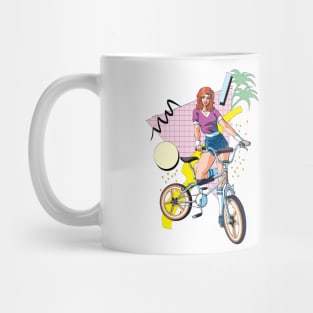 BMX 80s Woman Mug